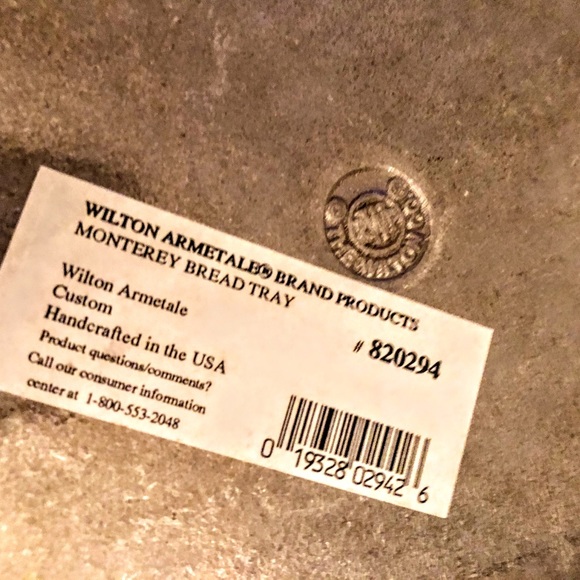COPY - Vintage Wilton Armetale Monterey bread tray #820294 - Picture 3 of 4